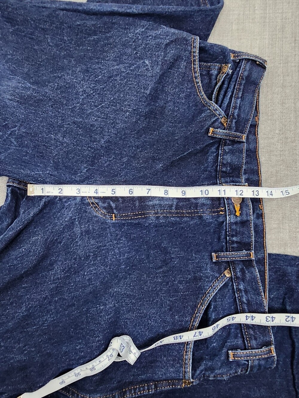 Dickies Straight Dark Wash 100% Cotton Denim Jeans. 36 × 34 - Picture 11 of 12